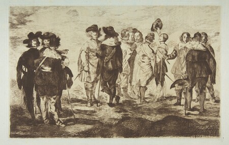 Poster fine art premium fabriqué en France ou toile haut de gamme. Les Petits Cavaliers, d'après "Velázquez"...