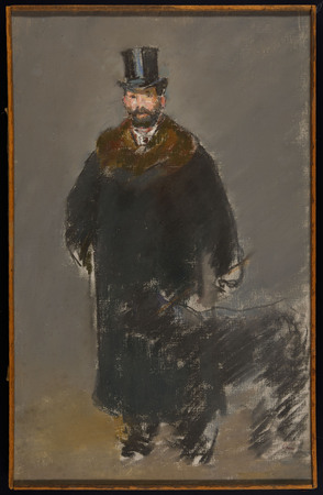Impression sur toile d’art premium made in France ou poster encadré. L'homme au chien...