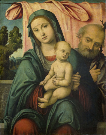 Impression fine art premium fabriquée en France sur toile ou poster encadré. La Sainte Famille. La Sainte Famille...