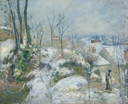Poster premium en France fine art ou toile d’art imprimée. Lapin Warren à Pontoise, Neige...