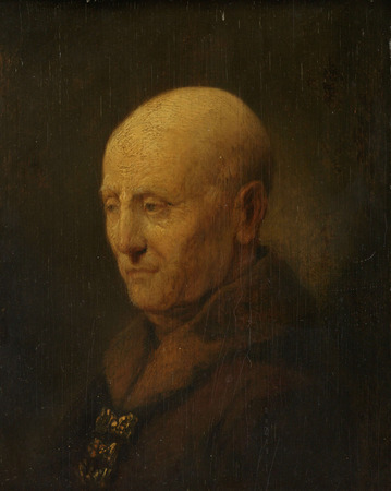 Impression haut de gamme d’art sur toile en France ou poster encadré. Portrait d'un homme, peut-être le père de Rembrandt, Harmen Gerritsz van Rijn...