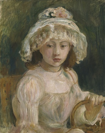 Poster fine art haut de gamme fabriqué en France ou toile premium. Jeune fille au chapeau...