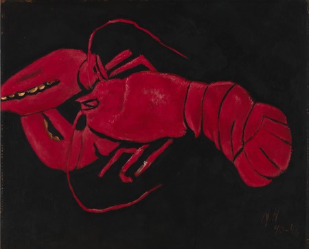 Toile fine art made in France ou affiche encadrée. (Homard sur fond noir)...