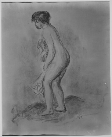 Affiche encadrée fine art premium en France ou toile d’art. Baigneuse Debout...