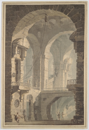 Affiche encadrée haut de gamme en France fine art ou toile imprimée. "Prison sombre"...