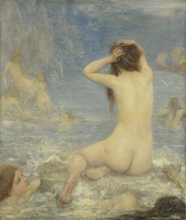 Toile fine art imprimée ou affiche encadrée production française. Les sirènes. Les Sirènes...