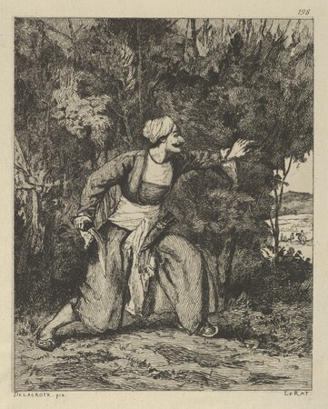 Poster premium haut de gamme en France ou toile d’art imprimée. Indien dans une embuscade...