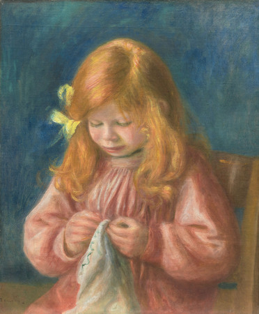 Affiche encadrée premium fine art fabriquée en France ou toile d’art imprimée. Jean Renoir Couture...