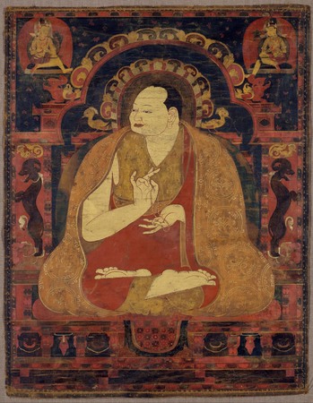 Poster premium fine art made in France ou toile d’art haut de gamme. Portrait d'un lama, peut-être Dromton...