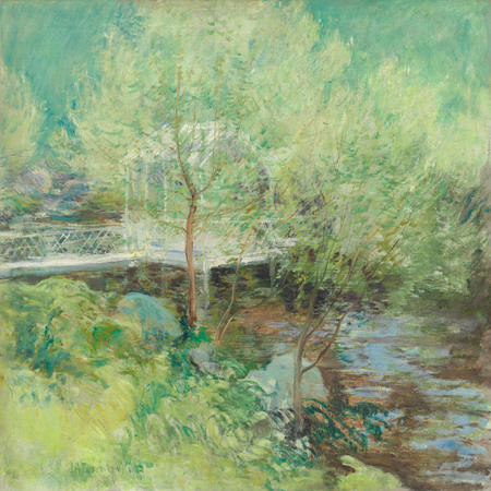 Poster fine art premium fabriqué en France ou toile d’art imprimée. Le pont blanc...