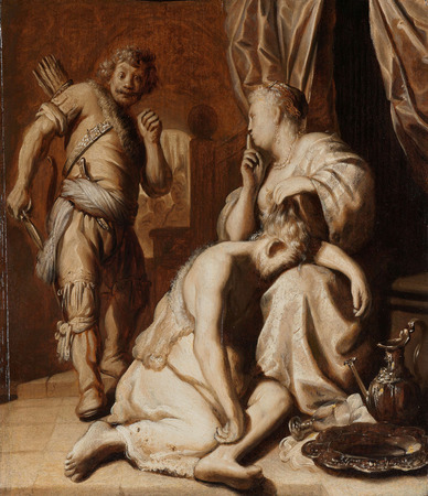 Toile imprimée ou poster encadré d'origine française. Samson et Dalila...