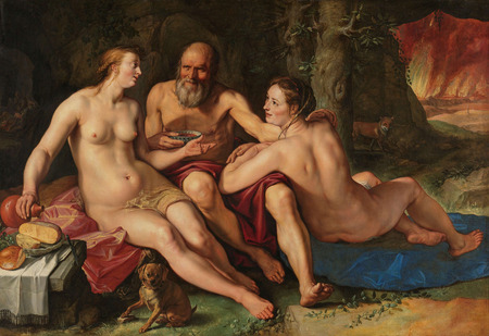 Impression de poster encadré made in France ou toile d’art. Lot et ses filles. Lot et ses filles...