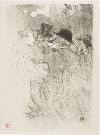 Impression d'art française sur toile ou poster encadré. Au Moulin Rouge : Un Rude ! Un vrai grossier !...