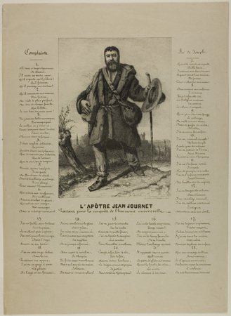 Impression made in France sur toile ou affiche encadrée. L'Apôtre Jean Journet...