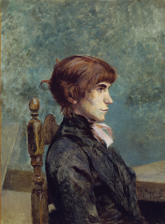 Affiche encadrée qualité française ou toile d’art imprimée. Portrait de Jeanne Wenz...