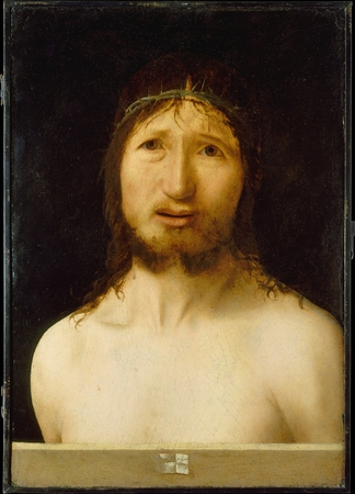 Reproduction d'art sur toile ou poster encadré, fabrication française. Le Christ couronné d'épines...
