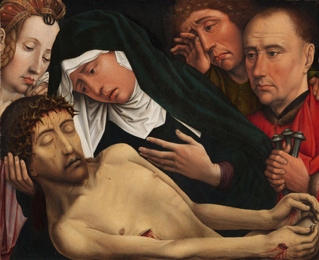 Impression fine art haut de gamme made in France sur toile ou affiche encadrée. La Lamentation du Christ...
