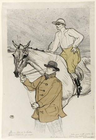 Poster fine art en France ou toile d’art imprimée. Le jockey va au poste...