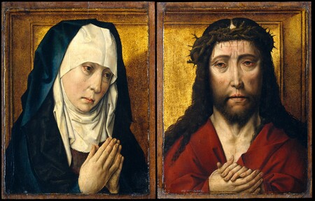 Impression d’art sur toile made in France ou affiche encadrée. La Vierge en deuil ; L'homme des douleurs...