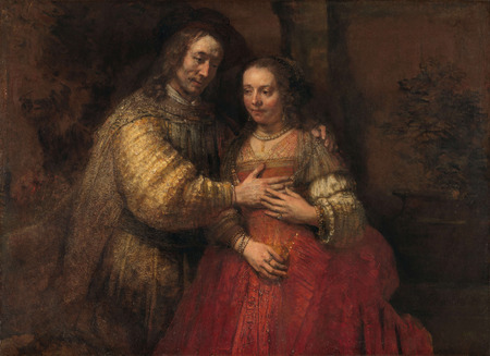 Toile fine art made in France imprimée ou affiche encadrée premium. Isaac et Rebecca, connus sous le nom de « l'épouse juive »...