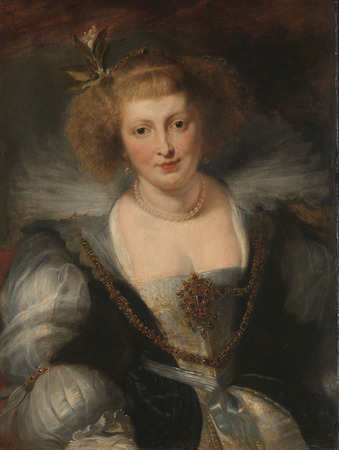 Toile made in France premium imprimée ou affiche encadrée. Portrait d'Hélène Fourment (1614-1673), seconde épouse de l'artiste...