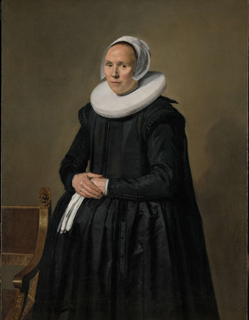 Toile fine art de qualité made in France ou affiche encadrée. Portrait de Feyntje van Steenkiste. Portrait de Feyntje van Steenkiste, première épouse (1626) de Lucas de Clercq...