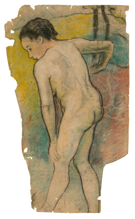 Poster encadré made in France ou toile fine art. Baigneuse bretonne...
