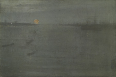 Tirage made in France sur toile fine art ou poster encadré. Nocturne : bleu et or—Southampton Water...