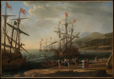 Toile d’art de qualité made in France ou poster encadré. Les Troyennes mettent le feu à leur flotte...
