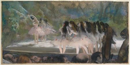 Poster encadré qualité France ou toile fine art imprimée. Ballet à l'Opéra de Paris...