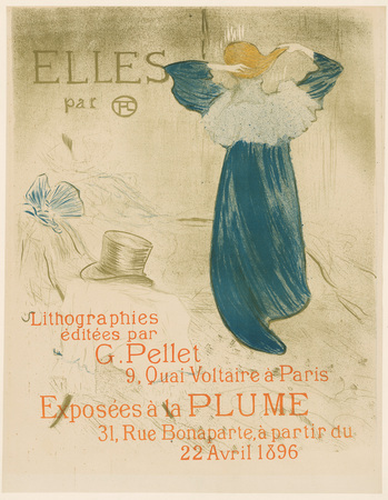 Impression fine art française de qualité sur toile ou poster encadré. Poster for Elles...