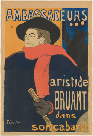 Poster fine art premium fabriqué en France ou toile imprimée. Ambassadeurs: Aristide Bruant...