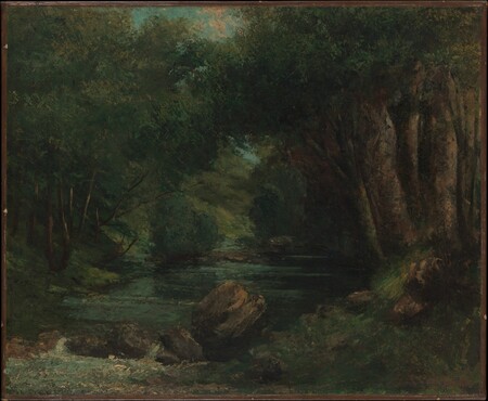 Tirage fine art en France sur toile ou poster encadré. Un ruisseau dans la forêt...
