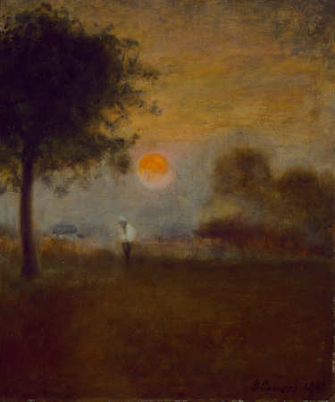 Poster encadré haut de gamme fabriqué en France ou toile d’art imprimée. Lever de la lune...