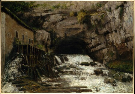Impression haut de gamme française sur toile ou poster encadré. La source de la Loue...