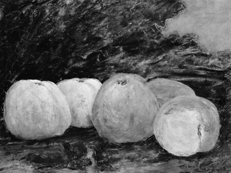 Impression fine art française de qualité sur toile ou poster encadré. Pommes...