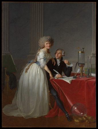 Tirage fine art sur toile premium made in France ou affiche encadrée. Antoine Laurent Lavoisier (1743–1794) and Marie Anne Lavoisier (Marie Anne Pierrette Paulze, 1758–1836)...