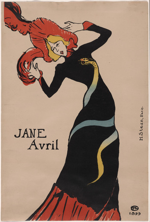 Affiche encadrée premium en France ou toile d’art imprimée. Jane Avril...