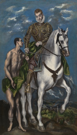 Impression fine art haut de gamme made in France sur toile ou poster encadré. Saint Martin et le mendiant...