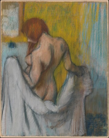 Impression fine art haut de gamme en France sur toile ou poster encadré. Femme avec une serviette...