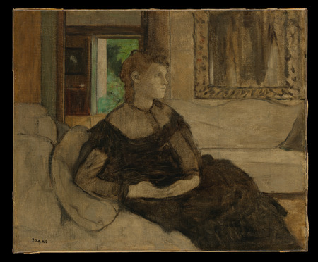 Affiche encadrée premium fabriquée en France ou toile d’art imprimée. Madame Théodore Gobillard (Yves Morisot, 1838–1893)...
