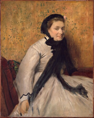 Impression sur toile haut de gamme en France ou poster encadré. Portrait de femme en gris...
