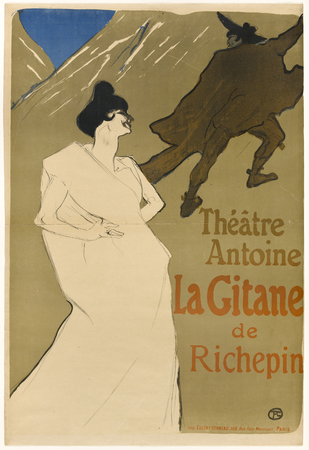 Toile d’art imprimée premium en France ou affiche encadrée. La Gitane...