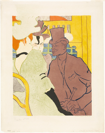 Impression fine art d’art haut de gamme sur toile made in France ou poster encadré. L'Anglais au Moulin Rouge...