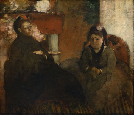 Poster encadré made in France haut de gamme ou toile fine art imprimée. Portrait of Mme. Lisle and Mme Loubens...