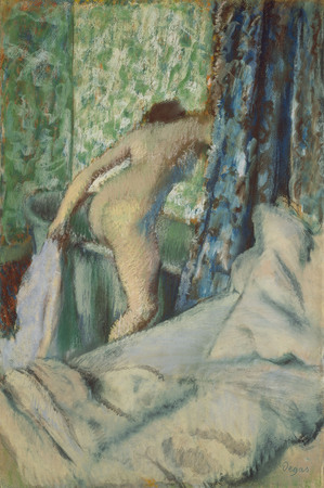 Toile fine art premium fabriquée en France ou affiche encadrée d’art. Le bain du matin...