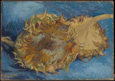 Affiche encadrée made in France haut de gamme ou toile fine art premium. Tournesols. Van Gogh a peint quatre natures mortes de tournesols à Paris à la fin de l'été 1887...