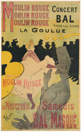 Affiche encadrée fine art premium fabriquée en France ou toile imprimée. Moulin Rouge, La Goulue...