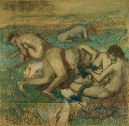 Toile premium fine art fabriquée en France ou affiche encadrée d’art. Les baigneurs...