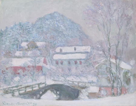 Impression premium d’art sur toile fabriquée en France ou poster encadré. Sandvika, Norvège. Claude Monet a effectué un voyage en Norvège en 1895...